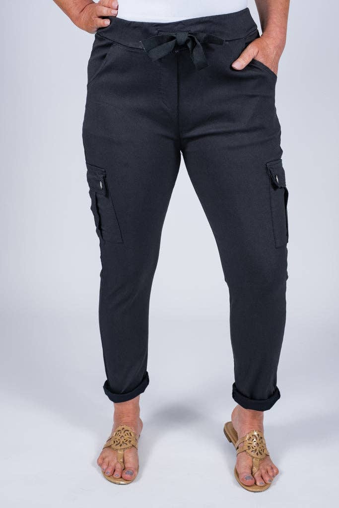 Premium Ashley Cargo Pant w/Back Pockets