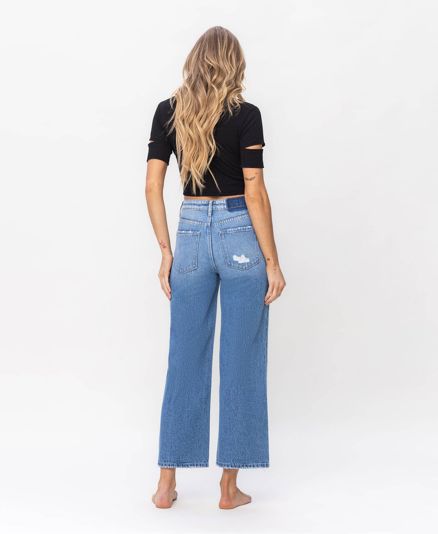 Super High Rise Wide Vervet Jeans