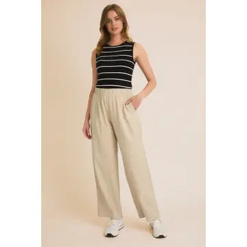 Sleeveless Striped Top