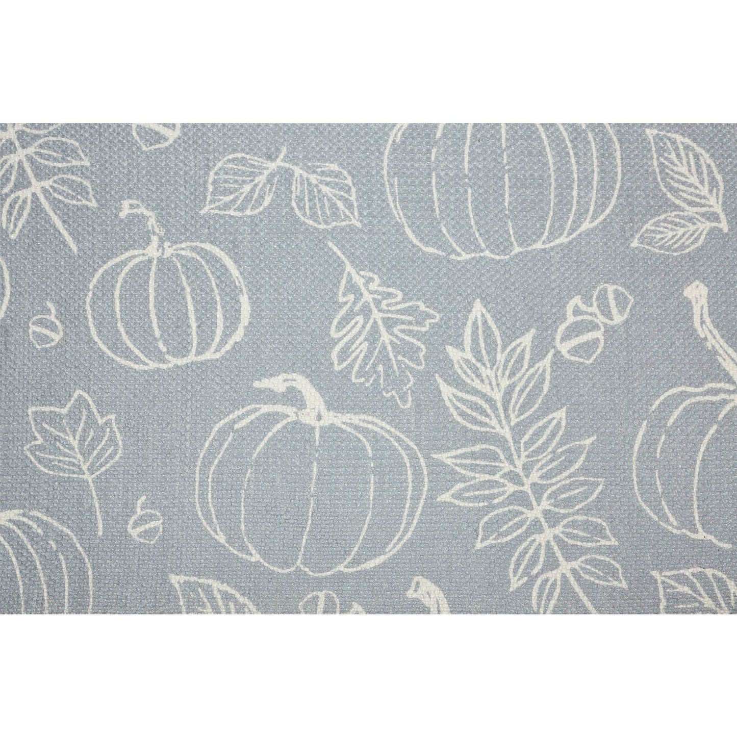 Pumpkin Print Accent Rug 17x36 Fall Farmhouse Decor