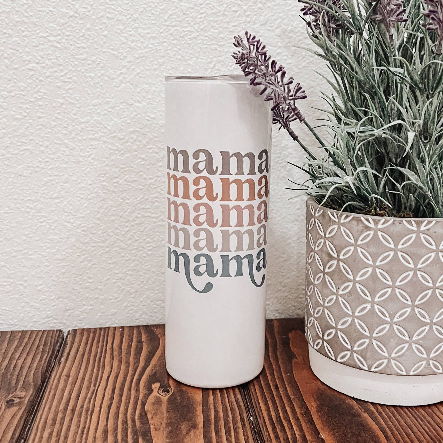 Retro MAMA Tumbler 20oz Skinny