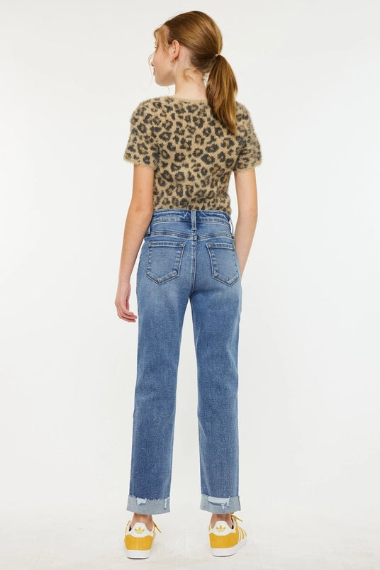 Youth High Rise Slim Straight