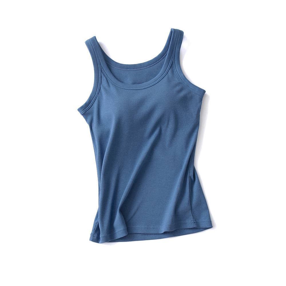 Tank Top With Built-in Bra | Threads Boutique