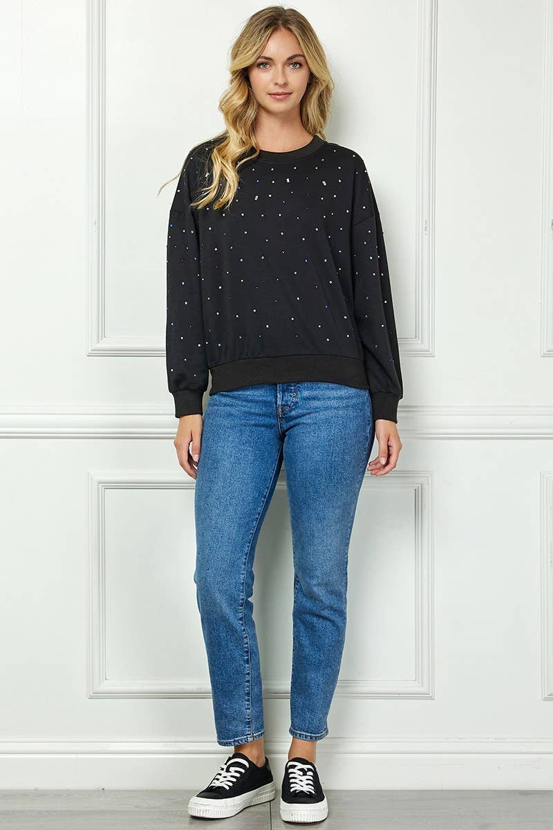 Gabby Rhinestone Sweatshirt