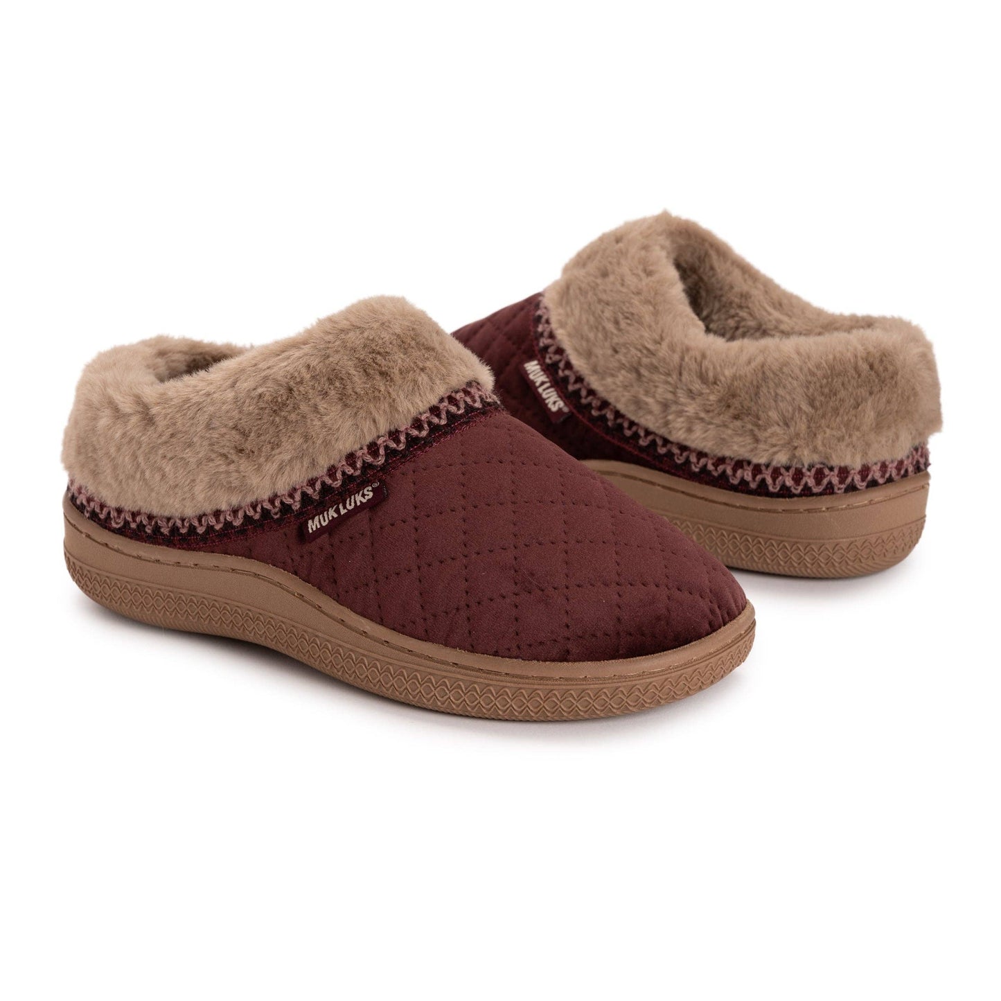 MUK LUKS Women's Charlee Velvet Clog
