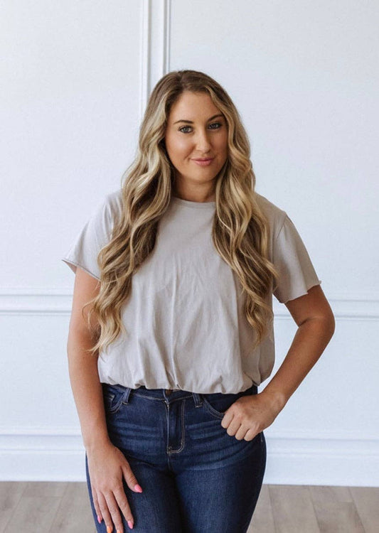 Bubble Hem Tee