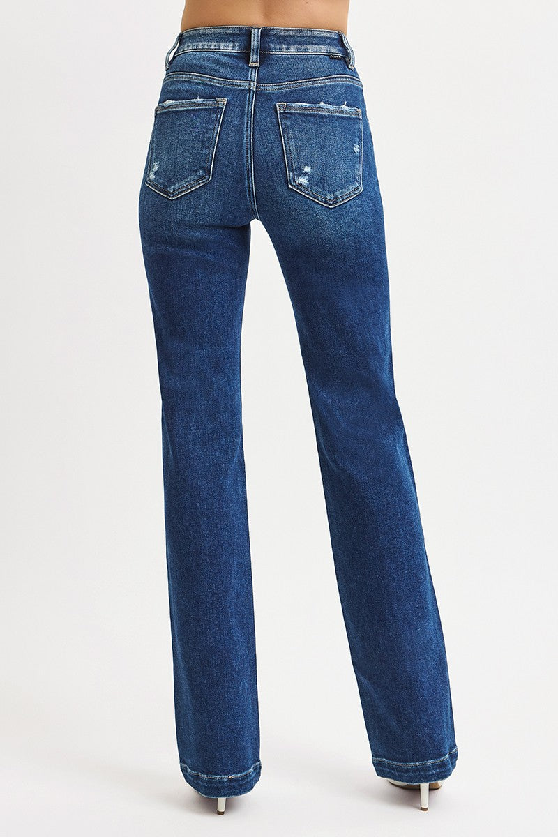 High Rise Straight Jeans - Risen