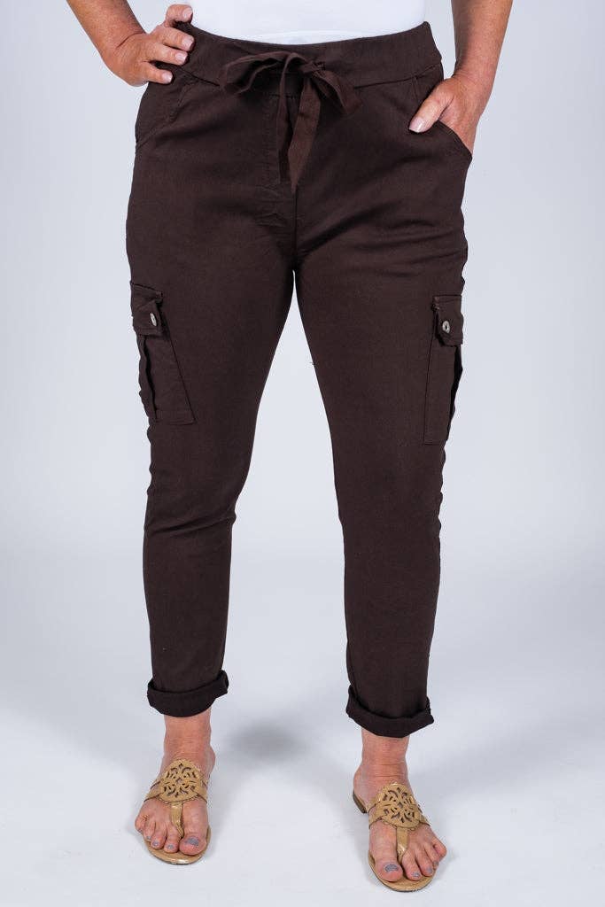 Premium Ashley Cargo Pant w/Back Pockets