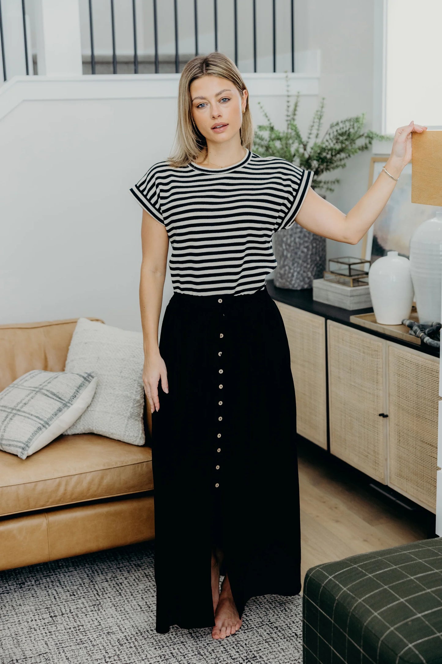 Button Front Maxi