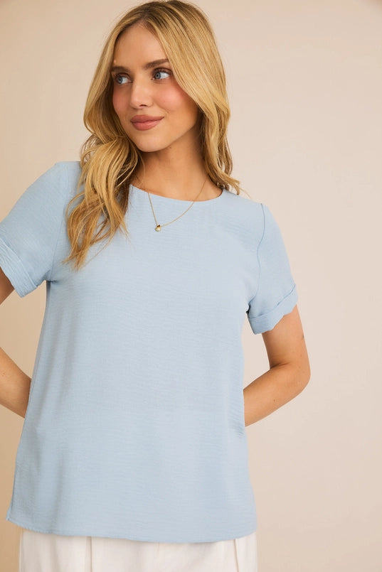 Fold Sleeve Top