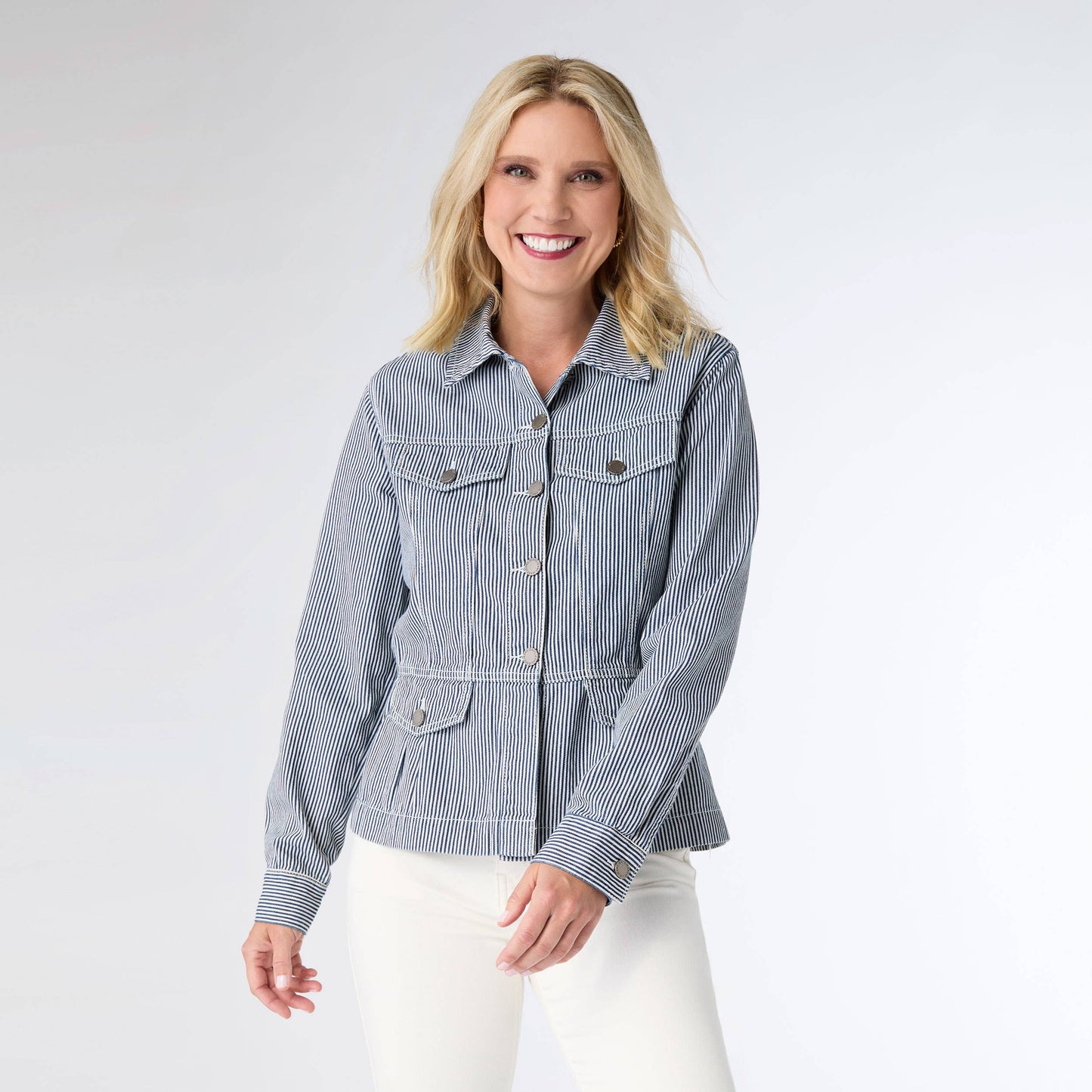 Samson Striped Denim Jacket