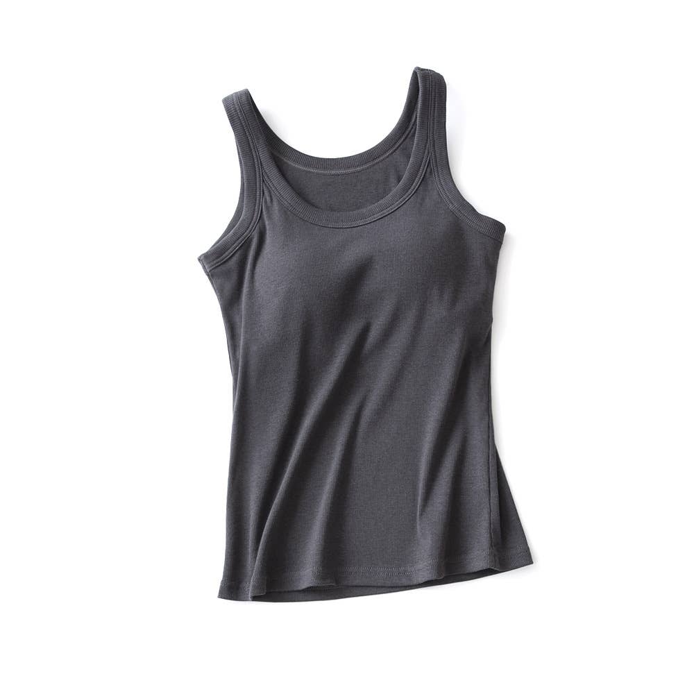 Tank Top With Built-in Bra | Threads Boutique