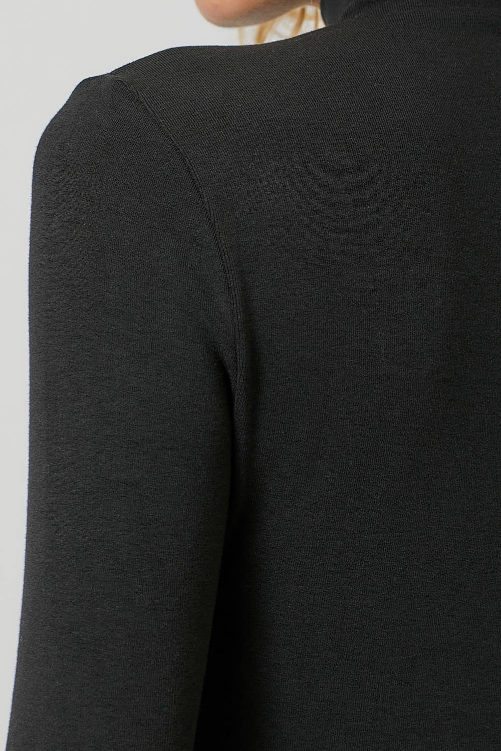 Knit Mock Neck Long Sleeve