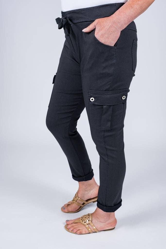 Premium Ashley Cargo Pant w/Back Pockets