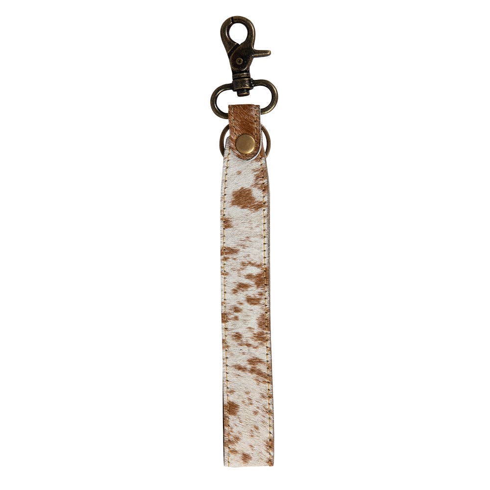 Quiet Sundown Hair on Hide Key Fob