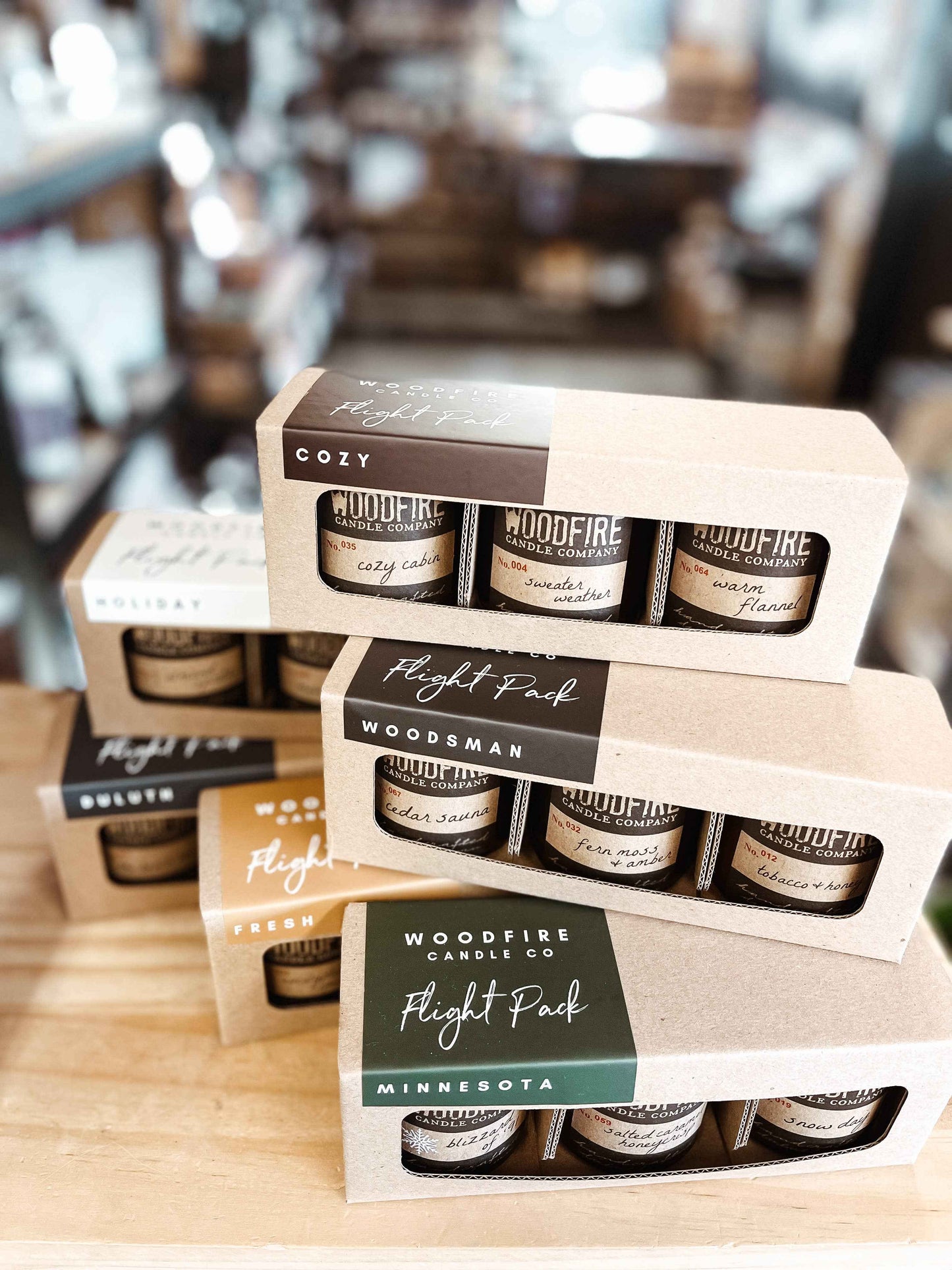 Woodfire Candle Co Flight Pack - Gift Set