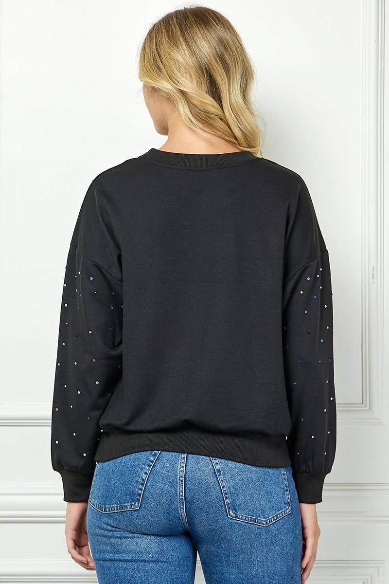 Gabby Rhinestone Sweatshirt