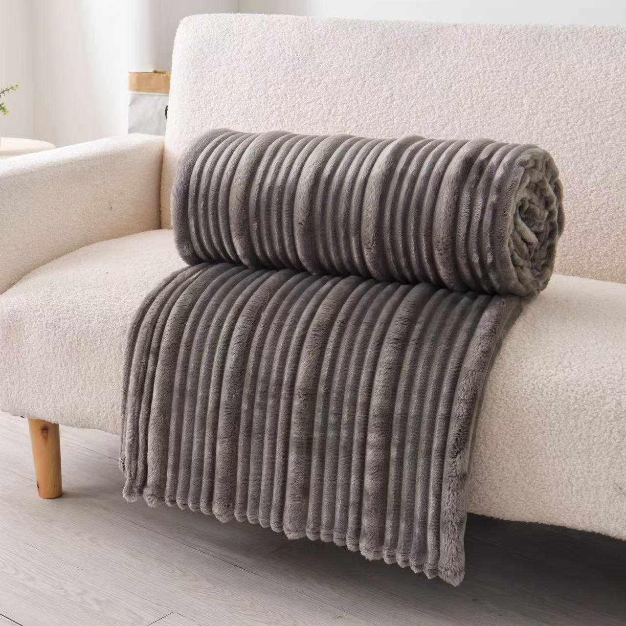 Ultra Soft Ribbed Blanket