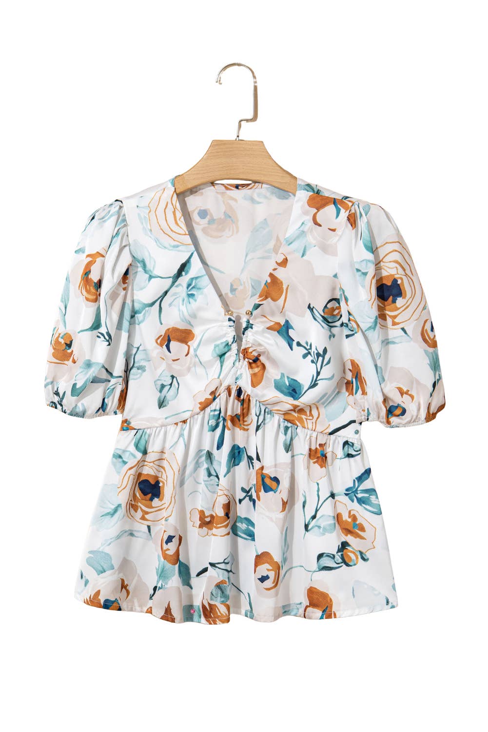 Floral Babydoll Blouse