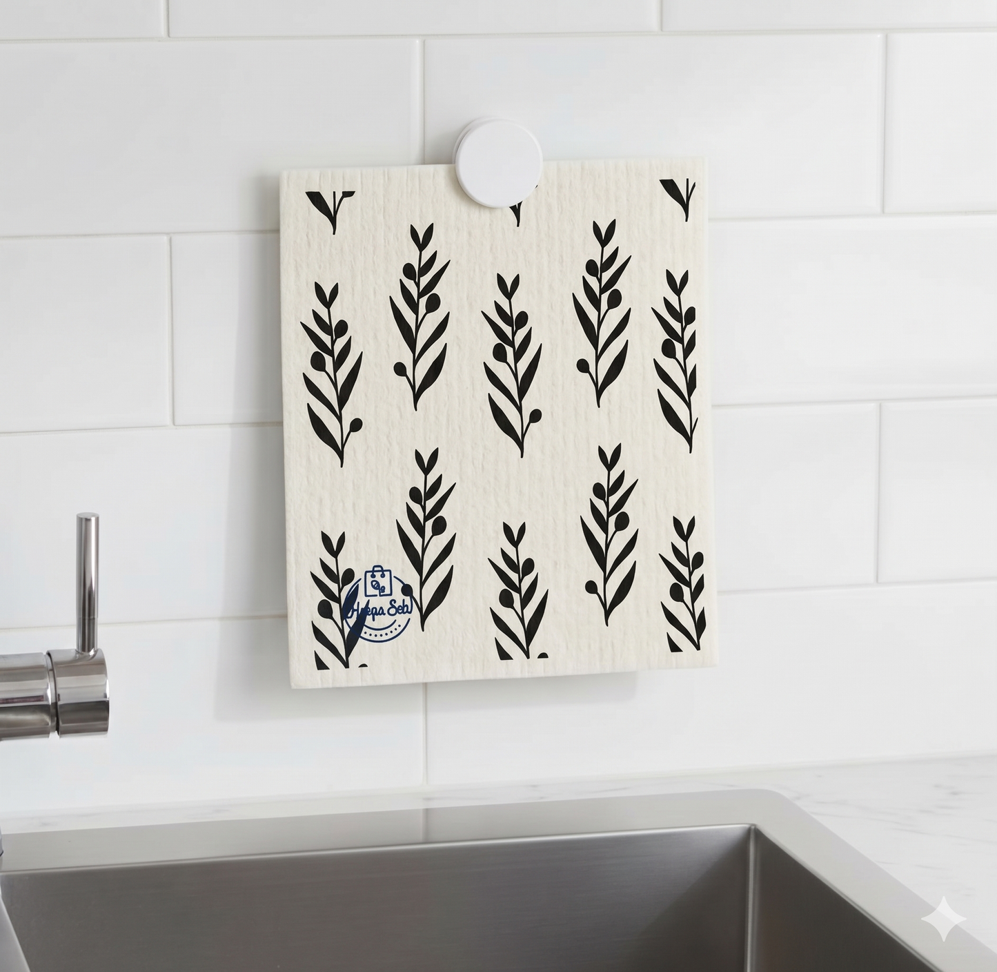 Harps & Seb Swedish Dishcloths - Olive Branch