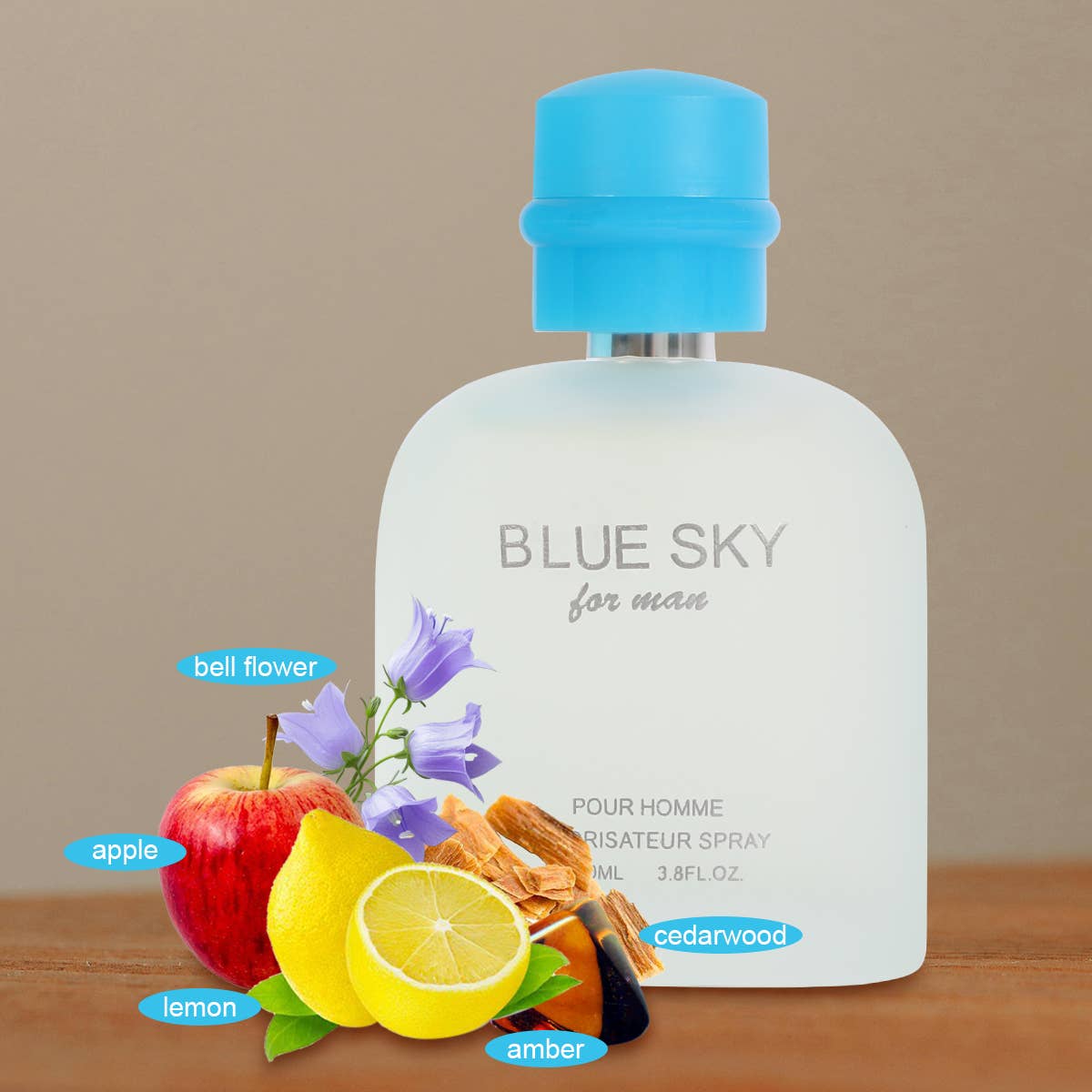 Blue Sky Spray Cologne for Men 3.8 oz