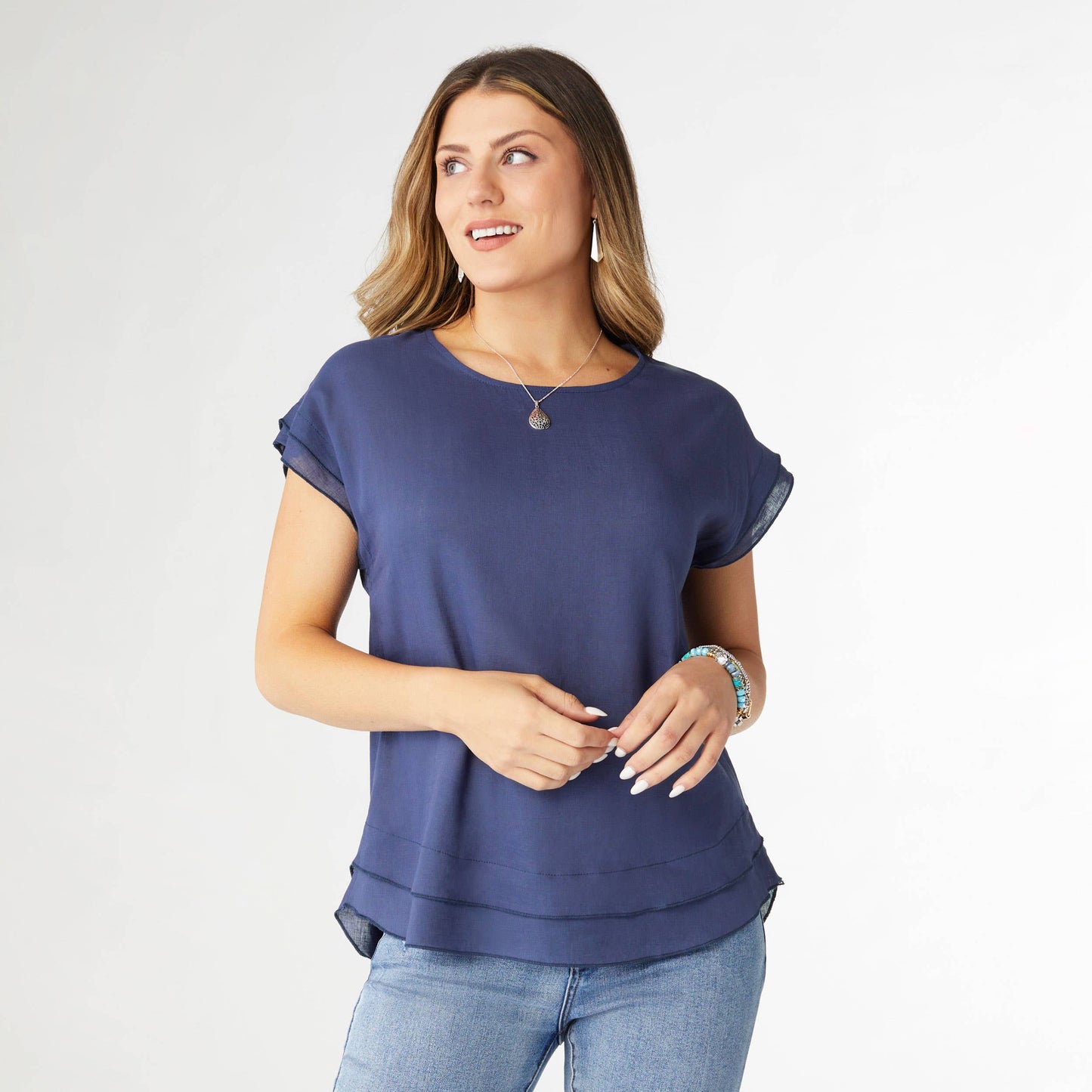 Camellia Cap Sleeve Top