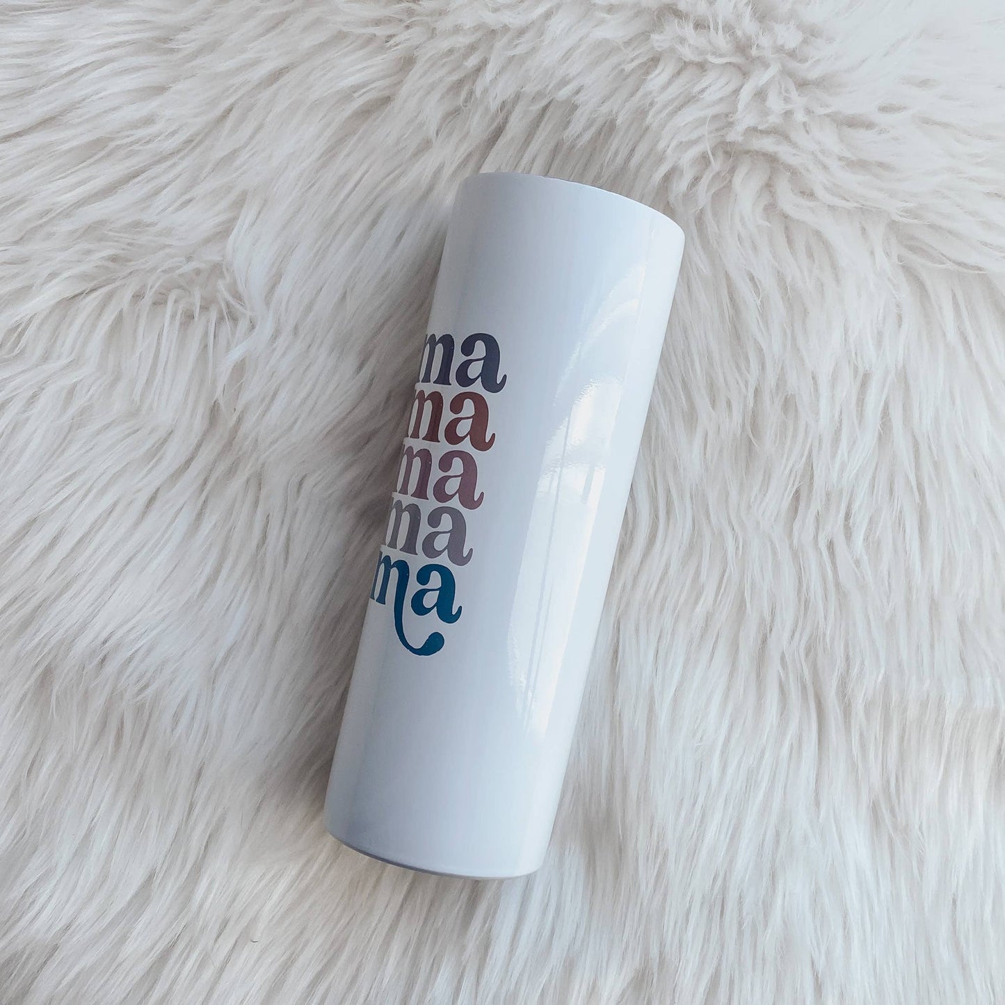 Retro MAMA Tumbler 20oz Skinny