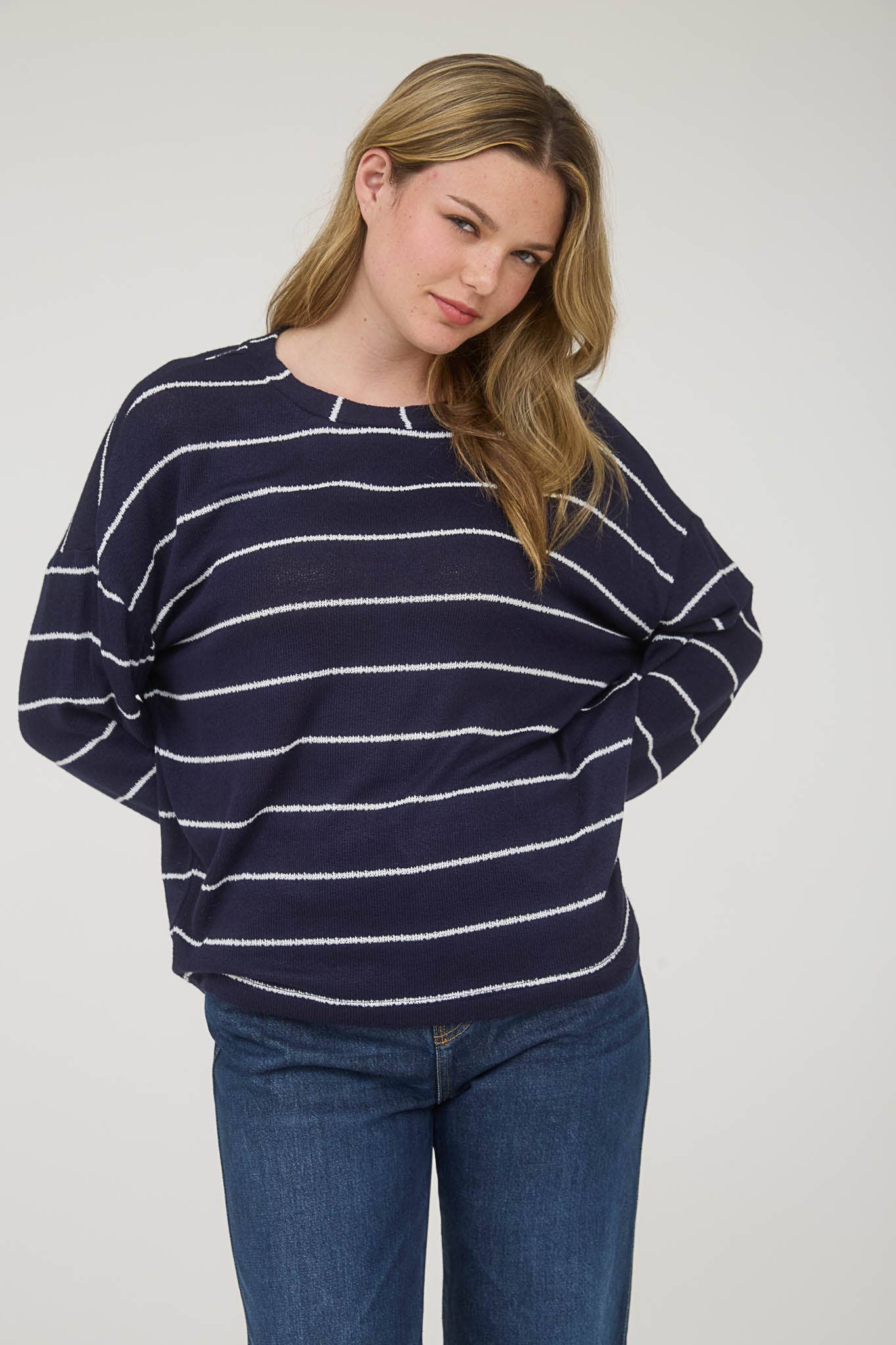 Stripe Long Sleeve Top