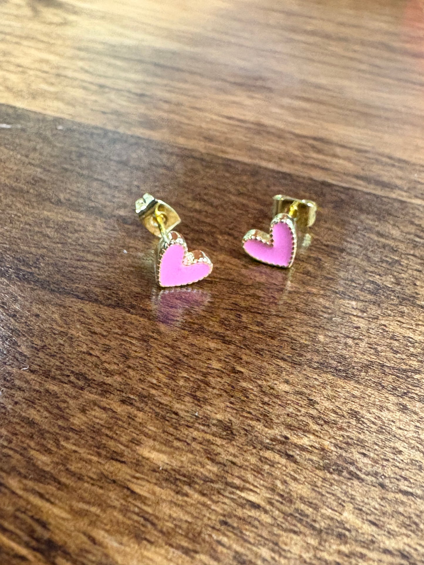Drop Heart Earrings