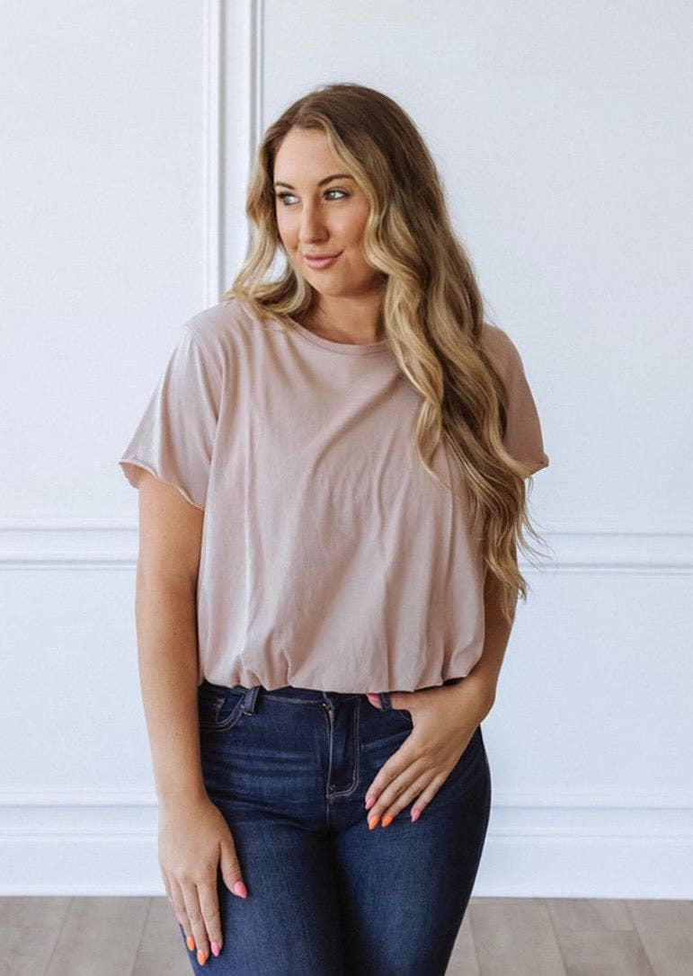 Bubble Hem Tee