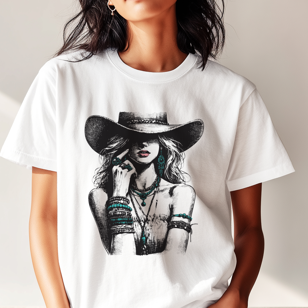 Boho Cowgirl Graphic Tee