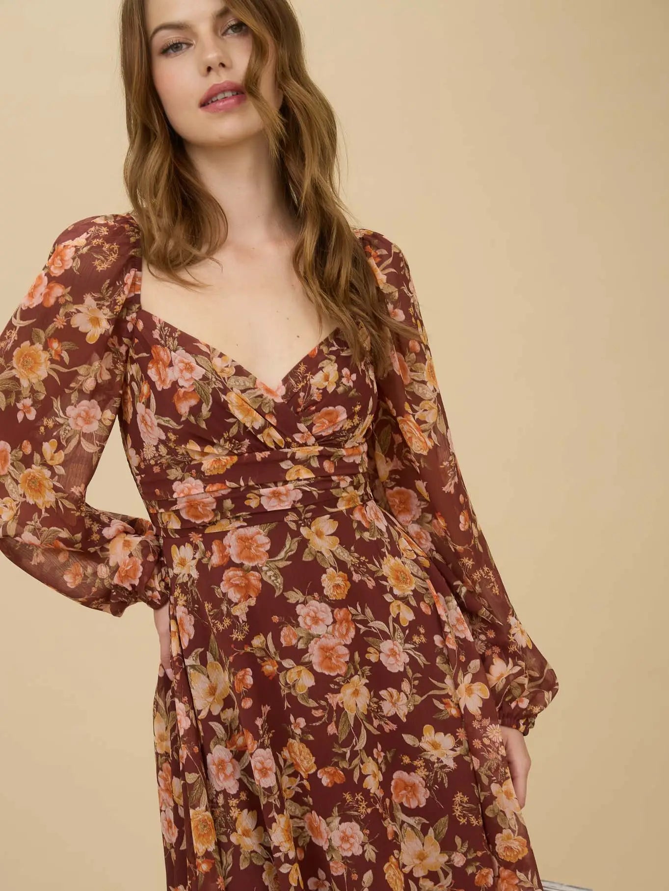 Floral Sweetheart Mini Dress