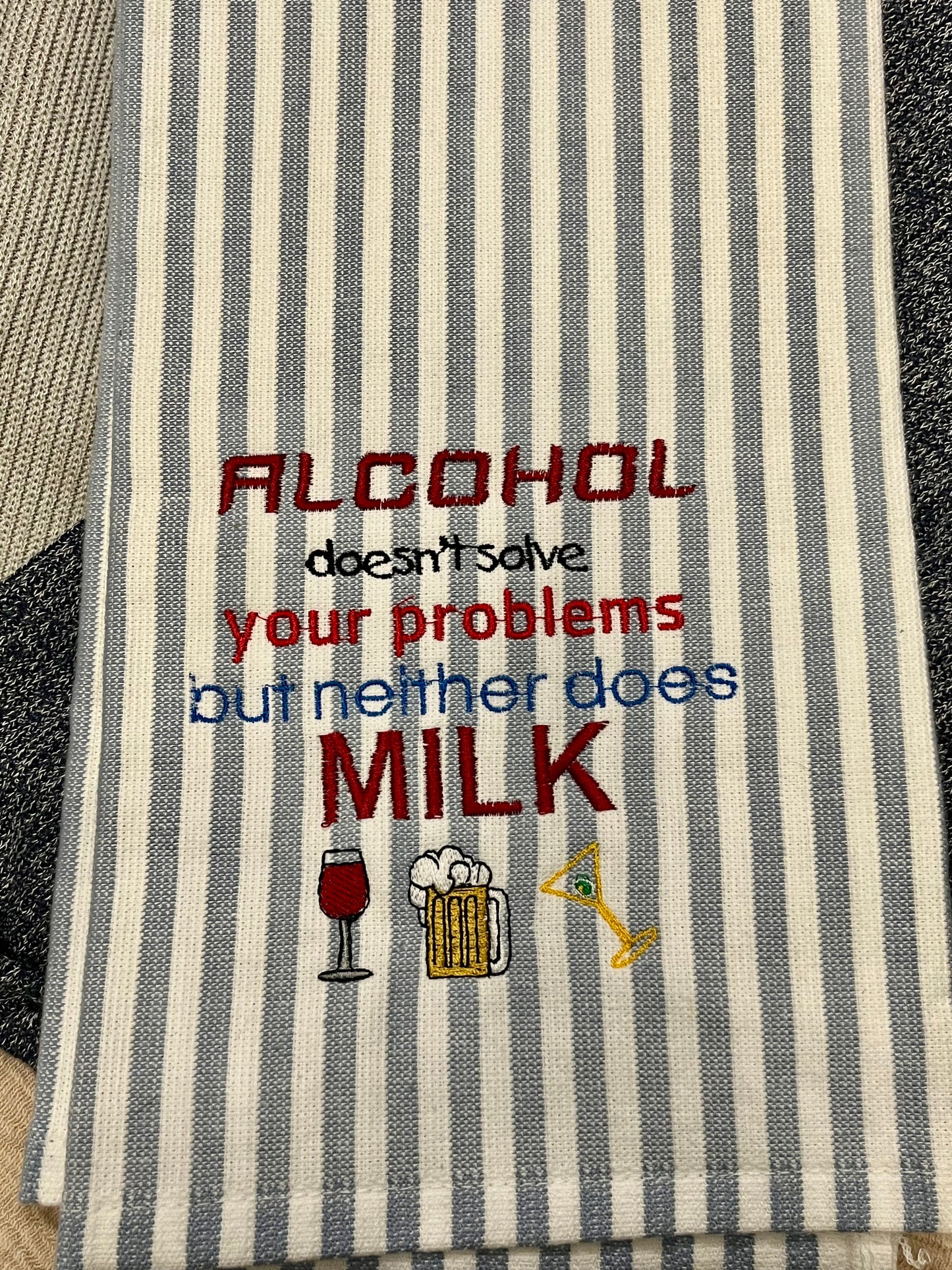 Embroidered Christmas Towels