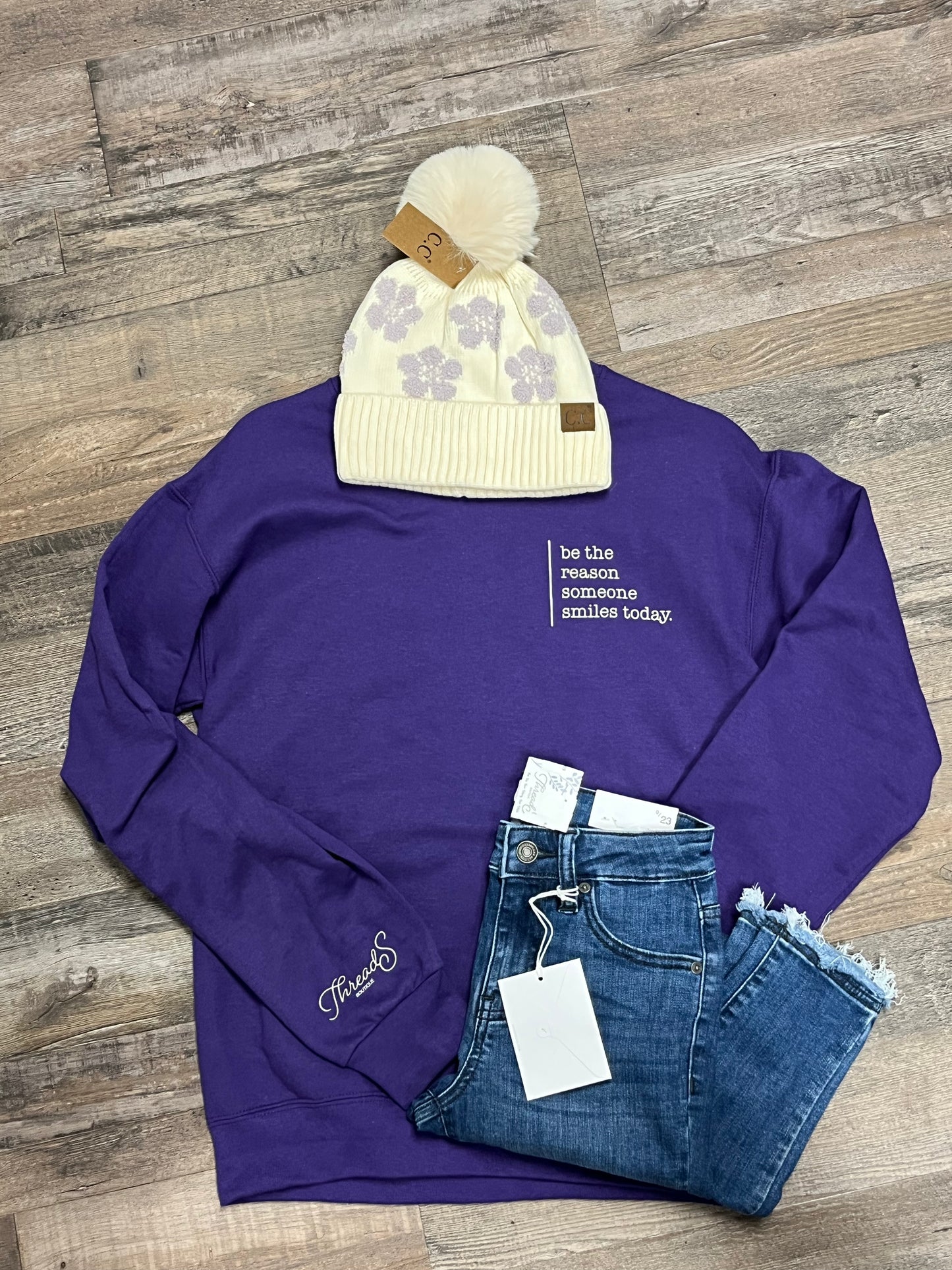 Smile: Threads Crewneck