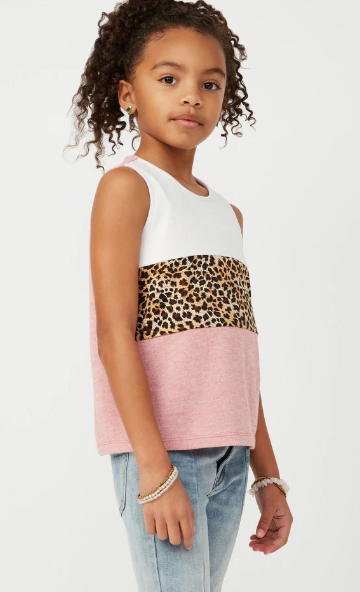 Girls Cheetah Tank