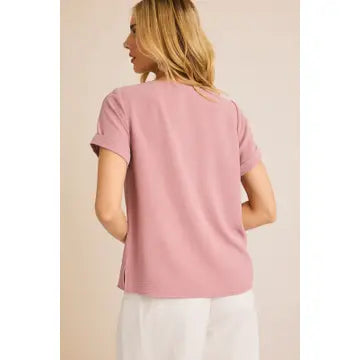 Fold Sleeve Top