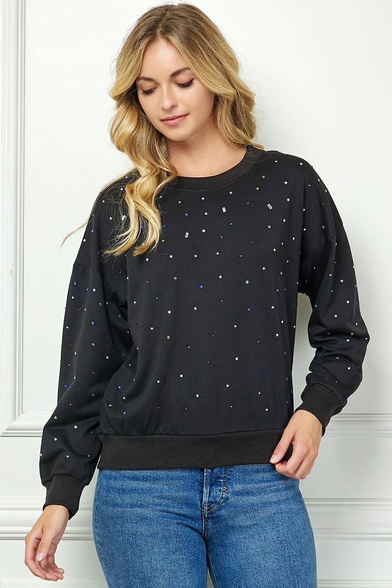 Gabby Rhinestone Sweatshirt