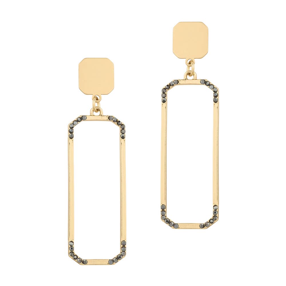 Paula Hematite Earrings