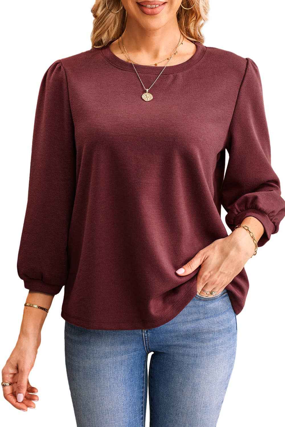 Dahlia 3/4 Sleeve Top
