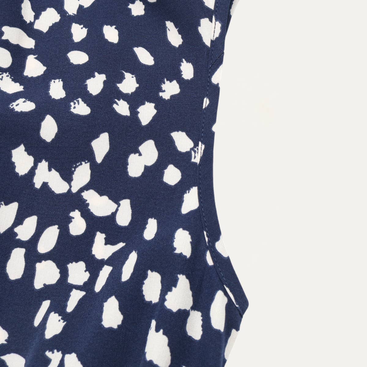 Zip-Up Sleeveless Midi Dress