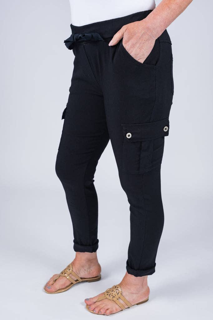 Premium Ashley Cargo Pant w/Back Pockets