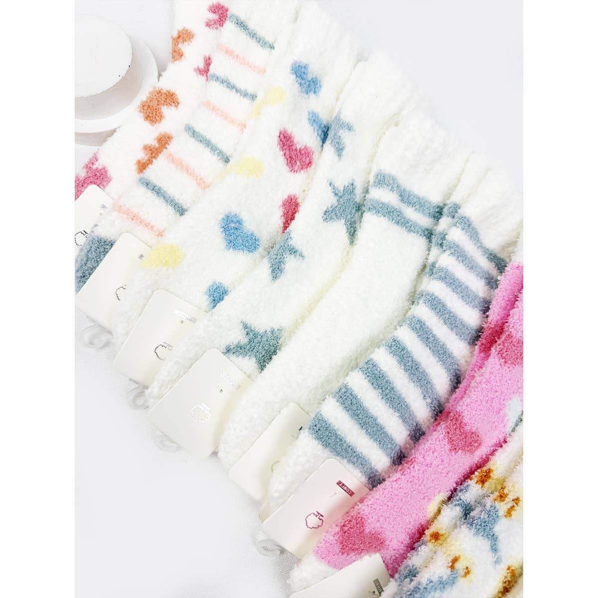 Soft Tone Comfy Winter Design Socks - Threads Boutique