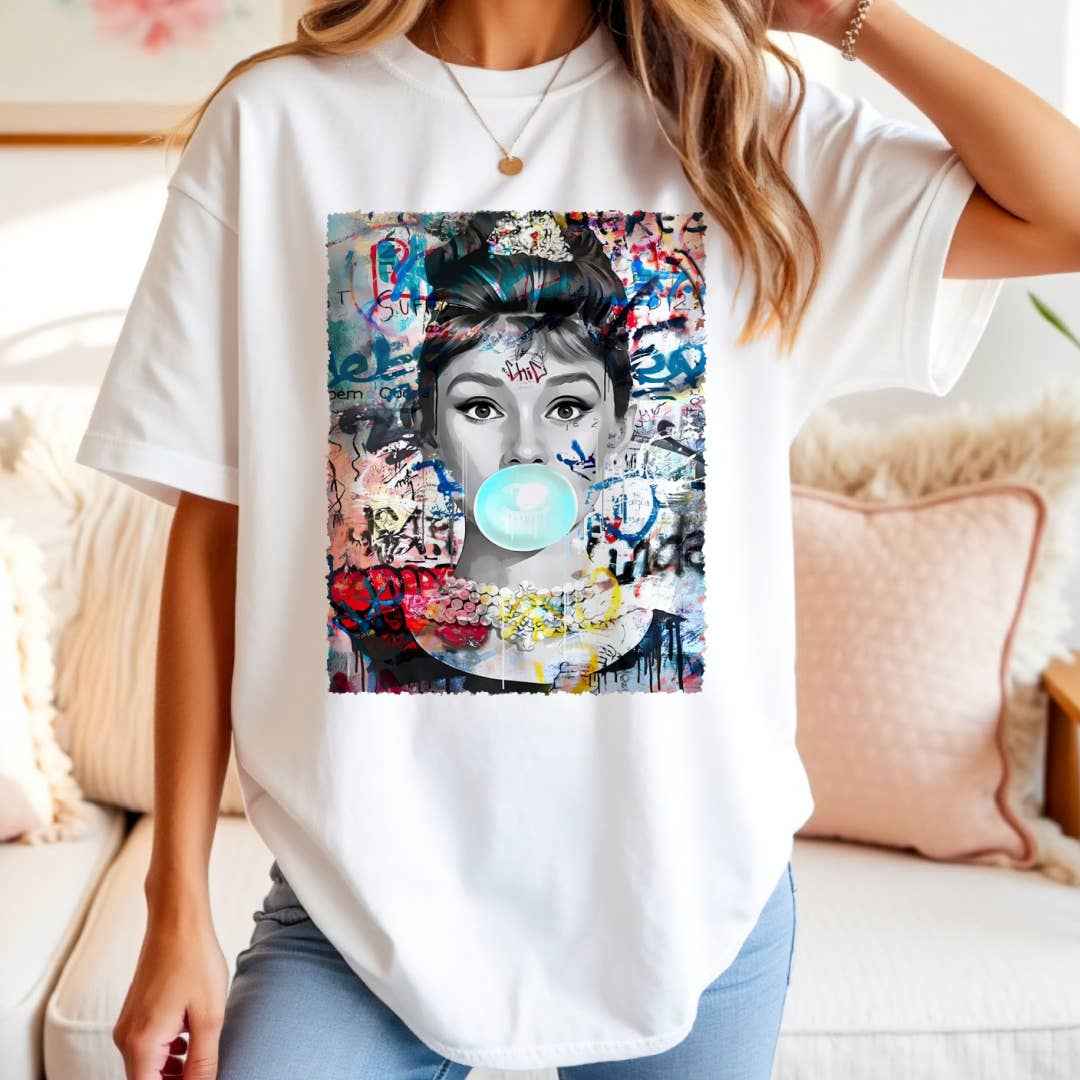 Urban Edge Co. - Graffiti Audrey Graphic Tee #422