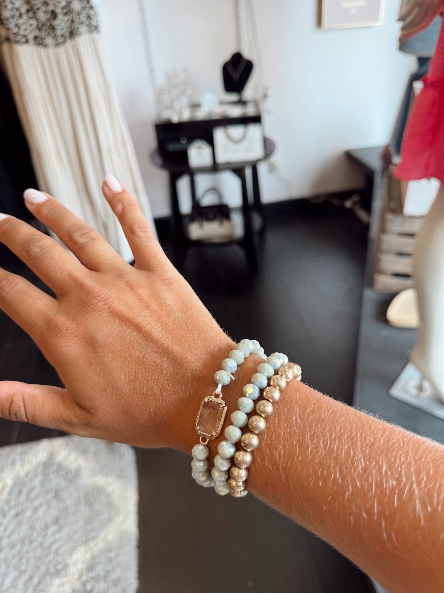 Multi Strand Beaded Bracelet