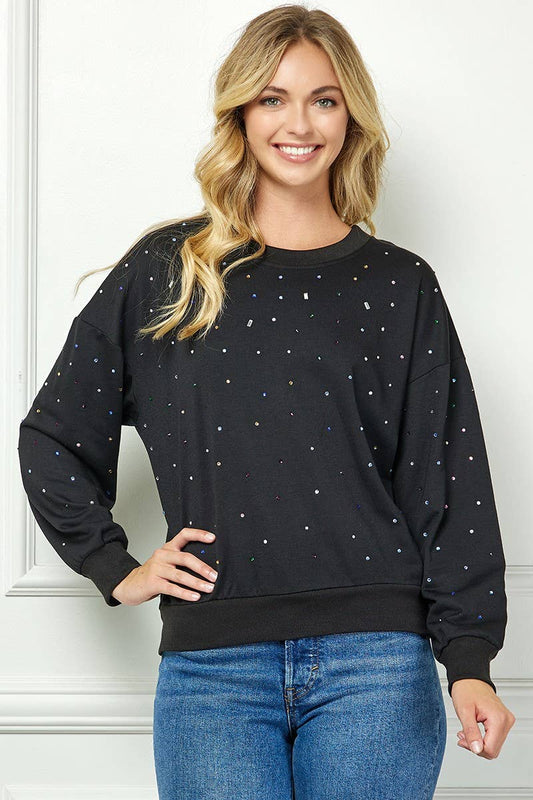 Gabby Rhinestone Sweatshirt
