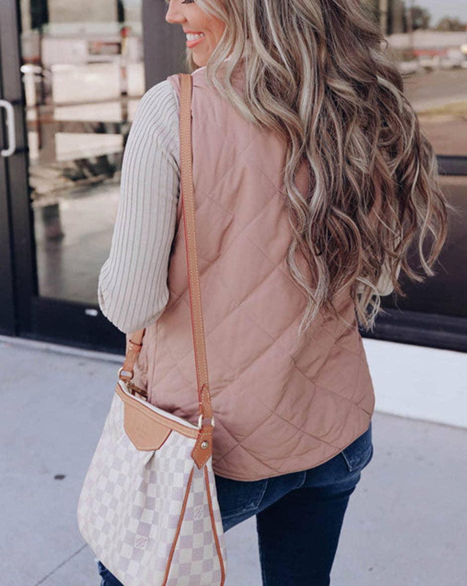 Fleece Lined Reversible Quilted Vest