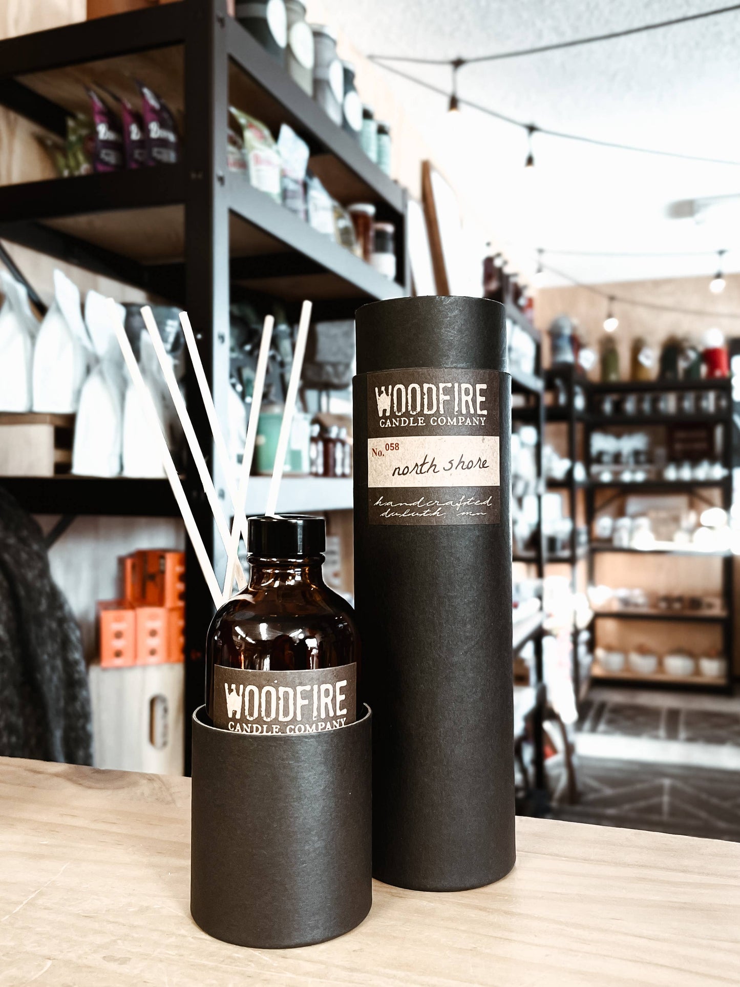 Woodfire Candle Co Reed Diffuser - 4oz Flameless Fragrance