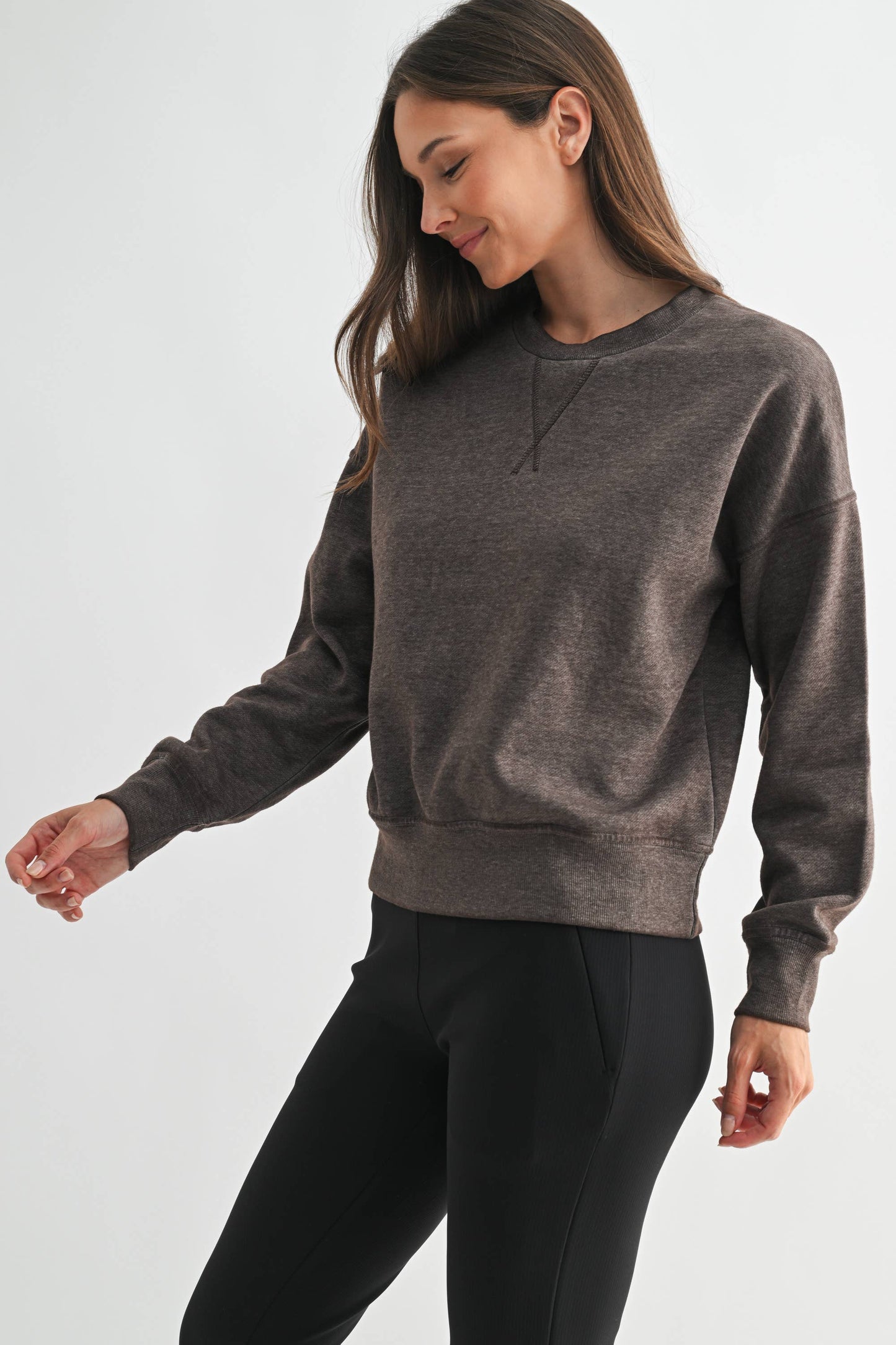 Burned Out Crewneck Sweater