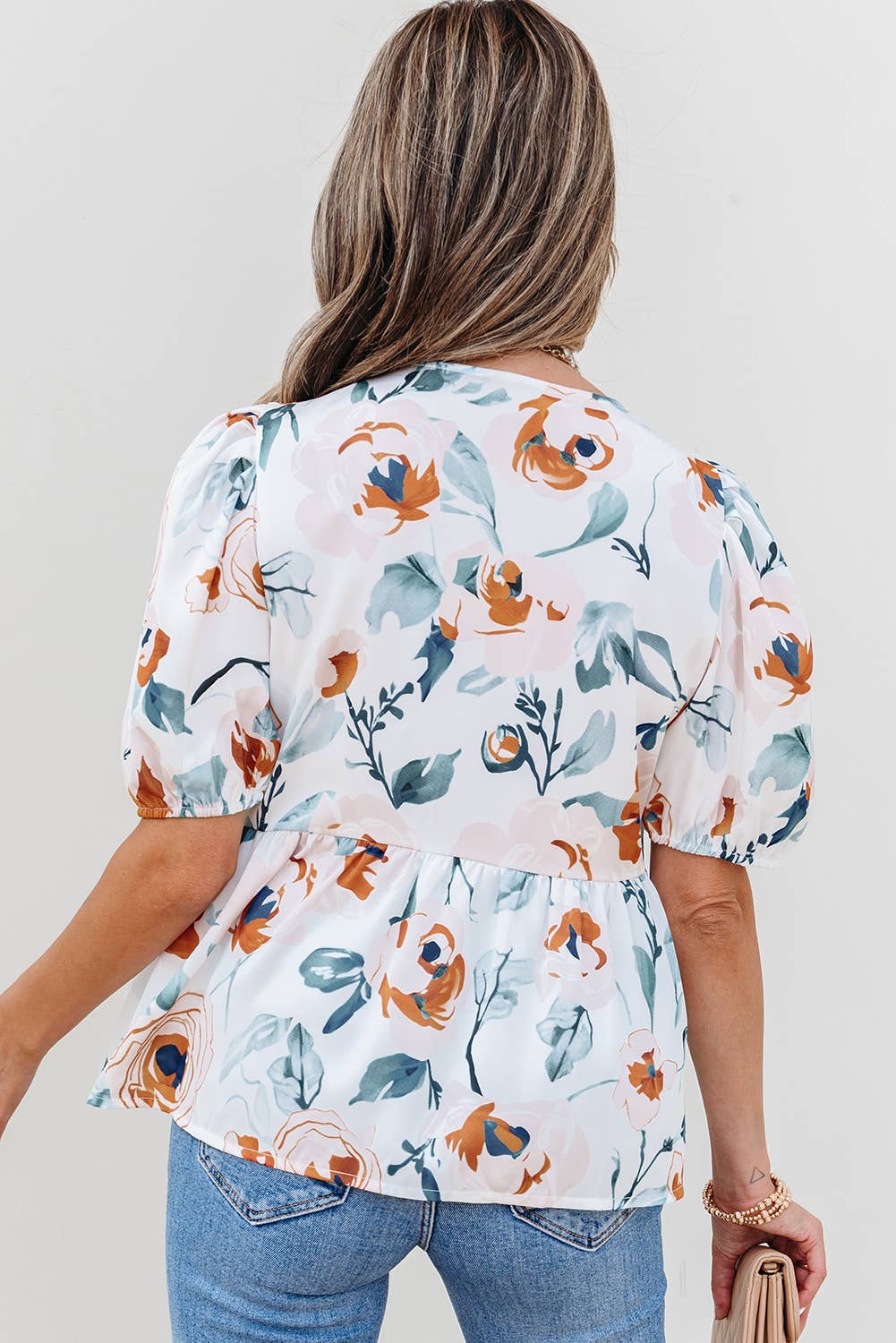 Floral Babydoll Blouse