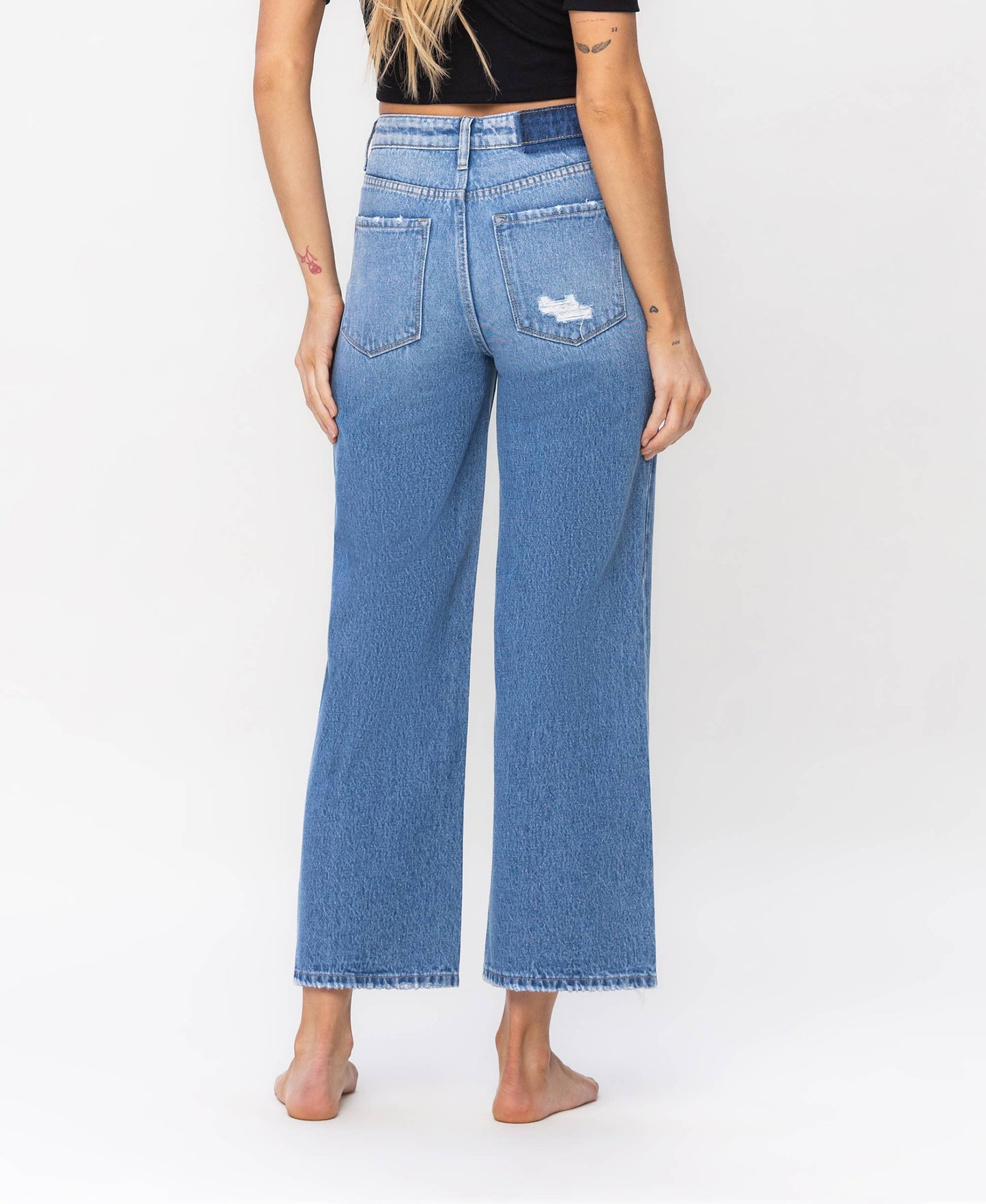 Super High Rise Wide Vervet Jeans